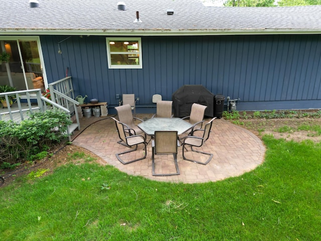 715 River Heights Rd SW, Menomonie, WI 54751 - view of patio with a grill