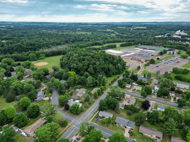 715 River Heights Rd SW, Menomonie, WI 54751 - aerial view of a heavily wooded area