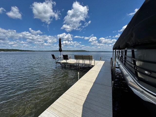 8766 Interlachen Rd, Lake Shore, MN 56468 - dock area featuring a water view