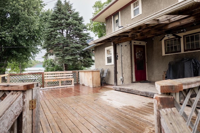 605 Chestnut St, Ellsworth, MN 56129 - deck featuring grilling area