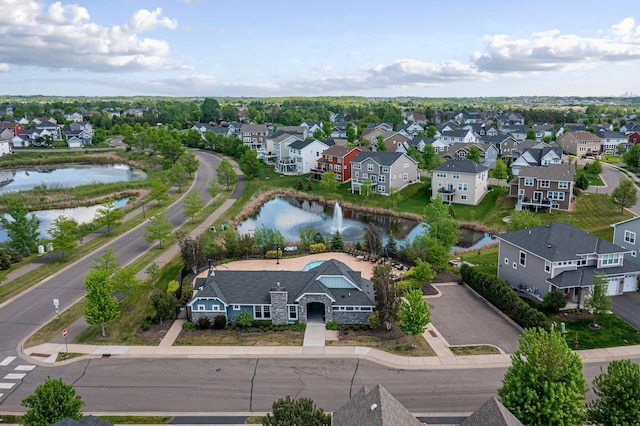 6430 Bluestem Cir, Corcoran, MN 55340 - aerial perspective of suburban area with a nearby body of water