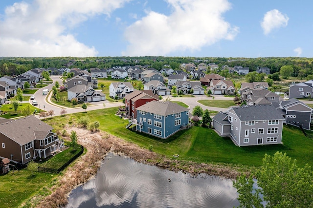6430 Bluestem Cir, Corcoran, MN 55340 - aerial view of residential area with a large body of water