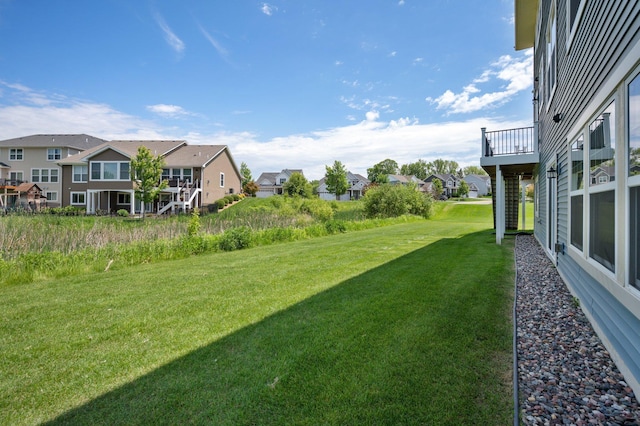 6430 Bluestem Cir, Corcoran, MN 55340 - view of grassy yard with a residential view