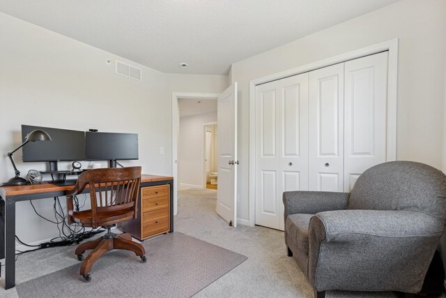 6645 Jody Ave S, Cottage Grove, MN 55016 - home office featuring light carpet
