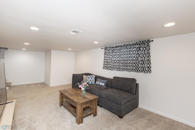 420 17th St S, Moorhead, MN 56560 - carpeted living room featuring recessed lighting