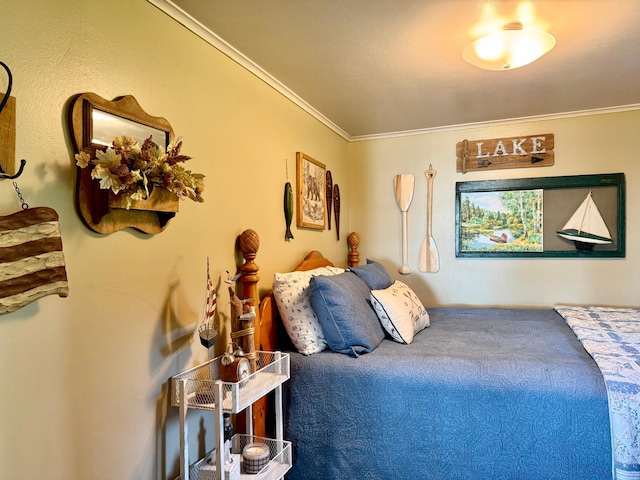 21393 324th Pl, Lakeside Twp, MN 56342 - bedroom featuring ornamental molding