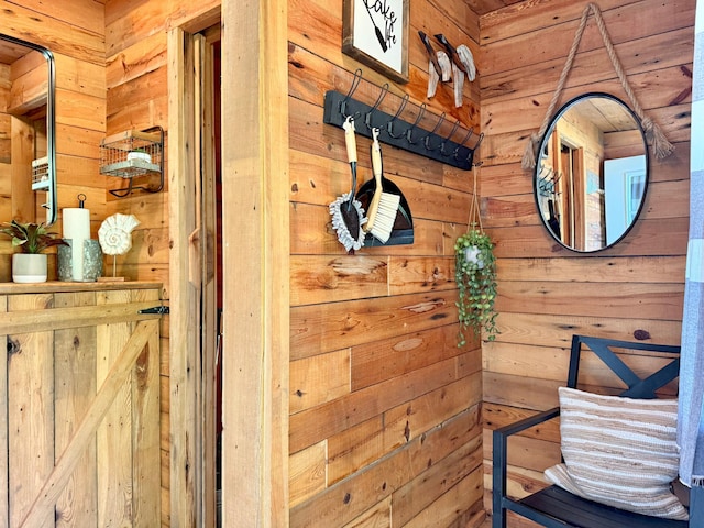 21393 324th Pl, Lakeside Twp, MN 56342 - detailed view of wood walls
