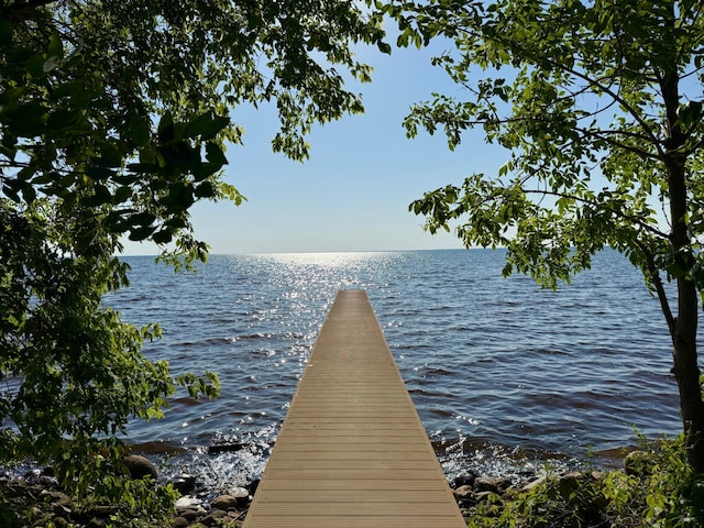 21393 324th Pl, Lakeside Twp, MN 56342 - dock featuring a water view