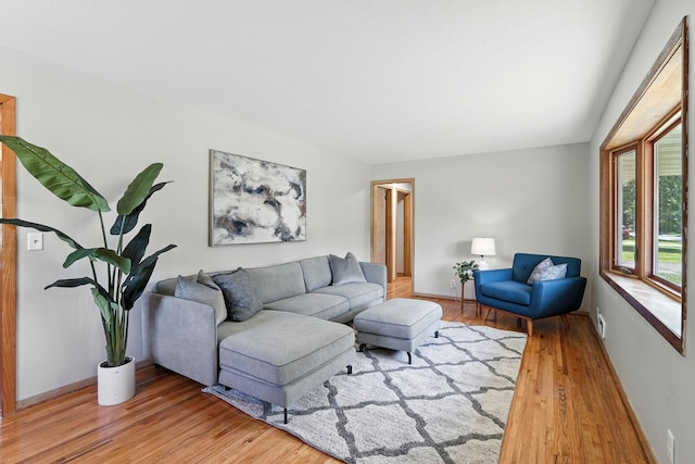 11439 Heights Dr NW, Coon Rapids, MN 55433 - living room with light wood finished floors and baseboards
