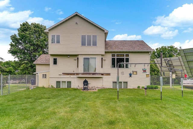 9386 Jennifer Ct, Chisago Lake Twp, MN 55013 - rear view of property with roof with shingles