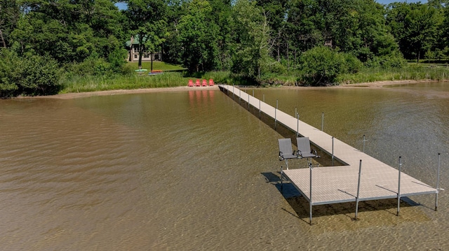 20428 Pheasant Trl, Brainerd, MN 56401 - dock featuring a water view