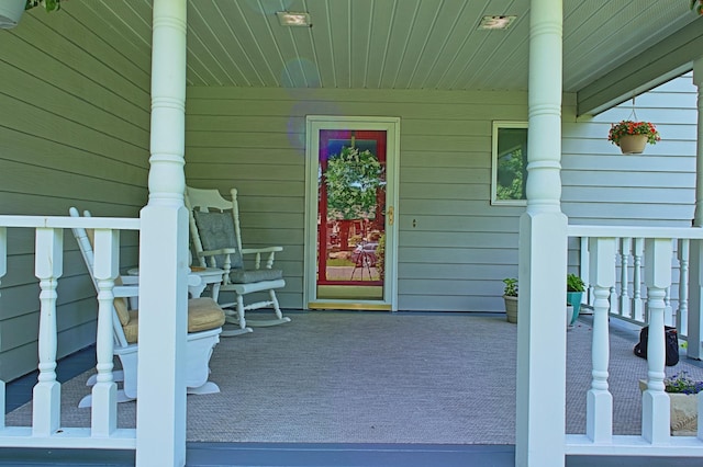 13334 Silverod Ct NW, Andover, MN 55304 - view of exterior entry featuring a porch