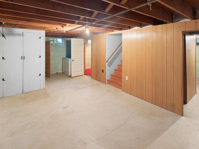 11827 Douglas Dr N, Champlin, MN 55316 - basement with stairway
