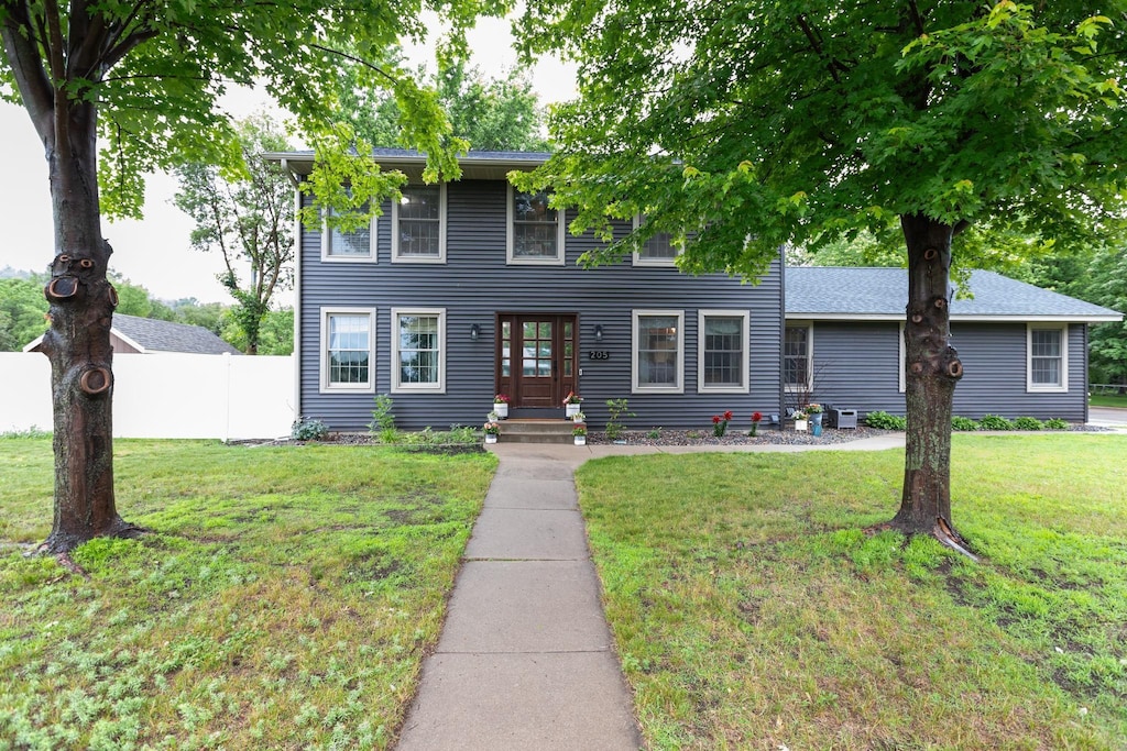 205 Evergreen Dr E, Cannon Falls, MN 55009 - view of colonial house