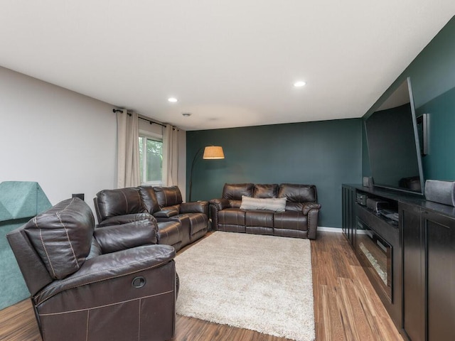 910 Burton Cir, Montrose, MN 55363 - living room with recessed lighting and wood finished floors