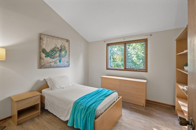 11409 Bren Rd, Minnetonka, MN 55343 - bedroom featuring light wood-type flooring and lofted ceiling