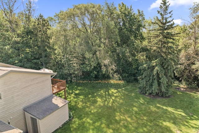 11409 Bren Rd, Minnetonka, MN 55343 - view of green lawn with a forest view