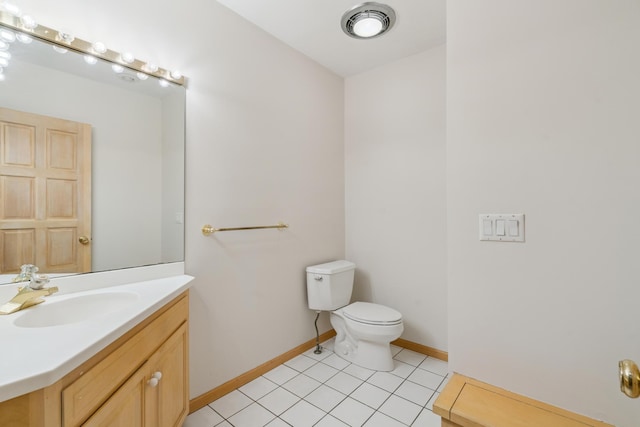 7005 Valley View Rd, Edina, MN 55439 - half bath featuring vanity and tile patterned floors