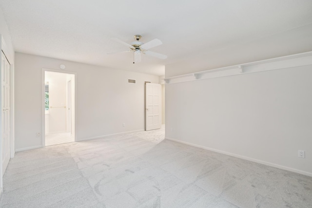 7005 Valley View Rd, Edina, MN 55439 - empty room with light colored carpet and ceiling fan