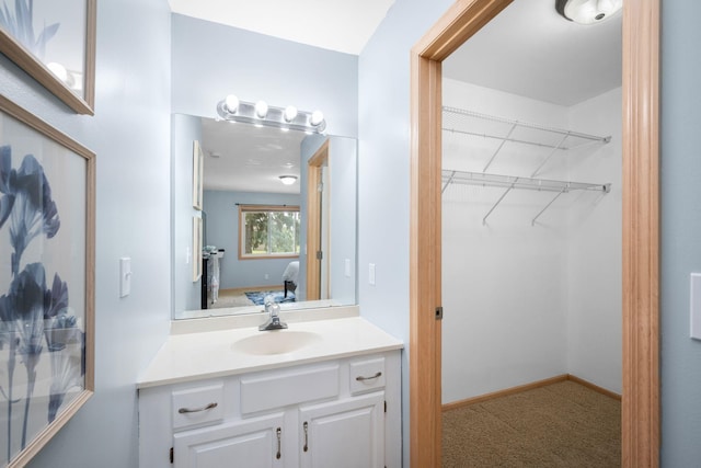 16391 Adret Ct, Eden Prairie, MN 55346 - ensuite bathroom featuring vanity and a spacious closet