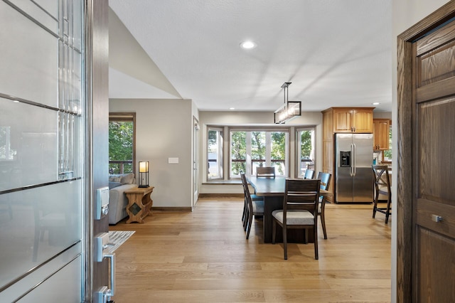 27858 Nathan Ln, Chisago Lake Twp, MN 55045 - dining space featuring light wood-style flooring and recessed lighting