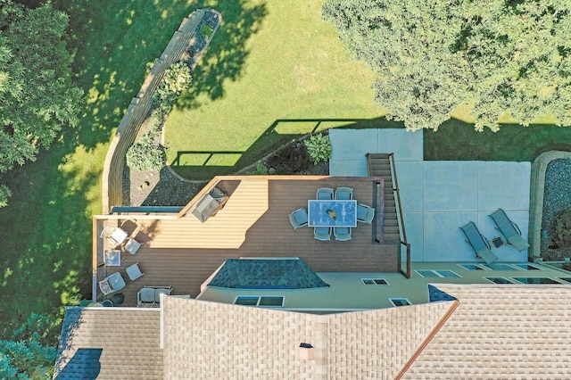 27858 Nathan Ln, Chisago Lake Twp, MN 55045 - view from above of property