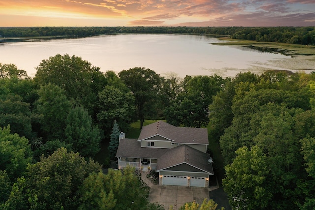27858 Nathan Ln, Chisago Lake Twp, MN 55045 - view of subject property with a large body of water