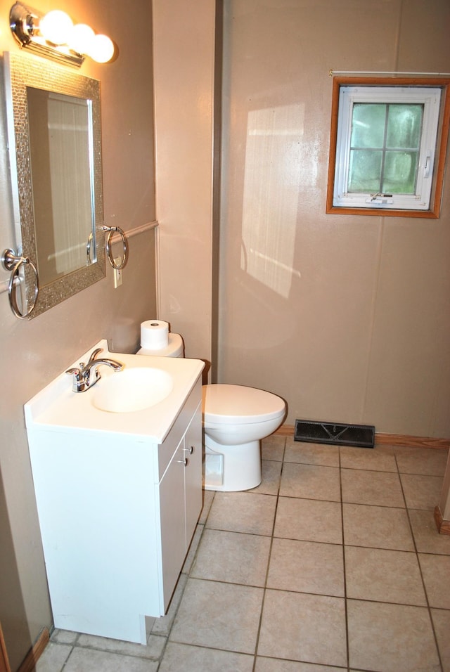 1015 Grove St, Brainerd, MN 56401 - bathroom with vanity and tile patterned flooring
