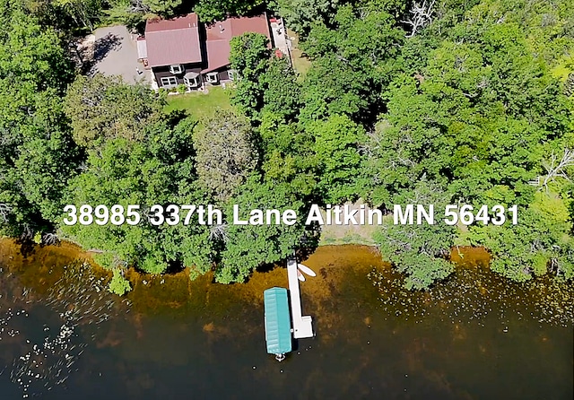 38985 337th Ln, Aitkin, MN 56431 - drone / aerial view of a nearby body of water