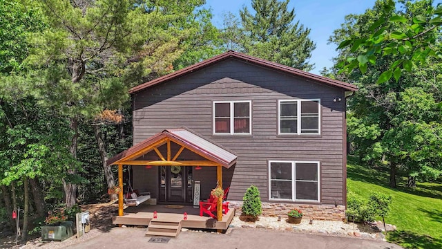 38985 337th Ln, Aitkin, MN 56431 - view of front of home with stone siding