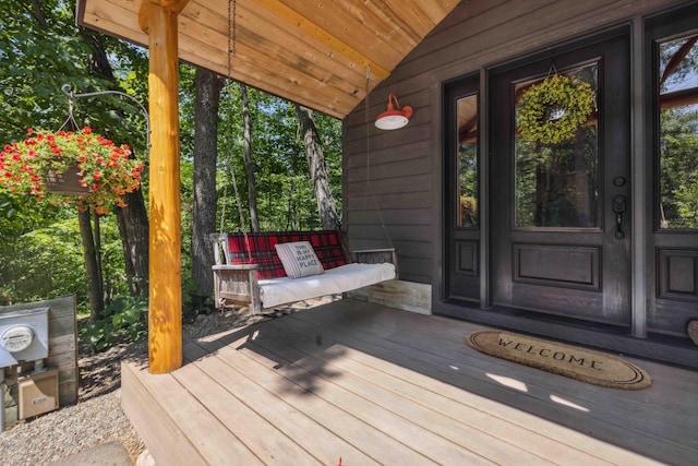 38985 337th Ln, Aitkin, MN 56431 - view of wooden terrace