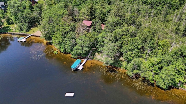 38985 337th Ln, Aitkin, MN 56431 - bird's eye view of a nearby body of water and a heavily wooded area