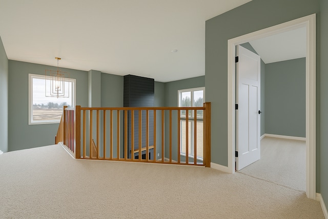 917 174th Ave NE, Ham Lake, MN 55304 - corridor with an upstairs landing and carpet floors