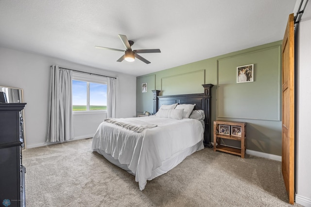 8871 Cottonwood Blvd, Horace, ND 58047 - bedroom featuring light carpet and a ceiling fan