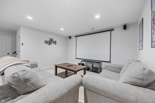 8871 Cottonwood Blvd, Horace, ND 58047 - home theater with recessed lighting and baseboards