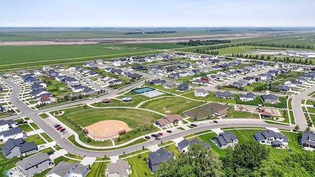 8871 Cottonwood Blvd, Horace, ND 58047 - aerial view of property and surrounding area with nearby suburban area