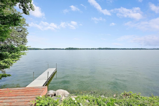 24301 Cedar Lake Dr, Helena Twp, MN 56071 - dock featuring a water view