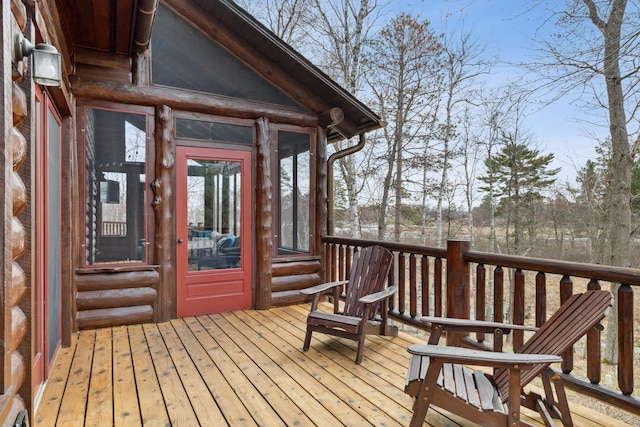 15193 Wilderness Trl, Crosslake, MN 56442 - view of deck
