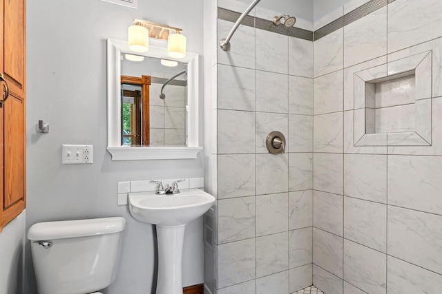 202 Cedar St, Pepin, WI 54759 - bathroom with toilet and tiled shower
