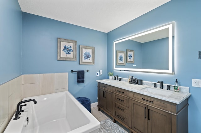 9950 204th Street Ct N, Forest Lake, MN 55025 - bathroom featuring a bath and double vanity