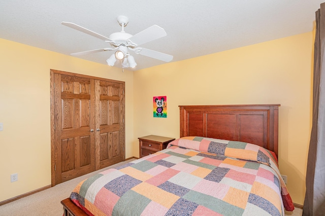 517 Redpoll Ave SE, New Prague, MN 56071 - carpeted bedroom with a ceiling fan and baseboards