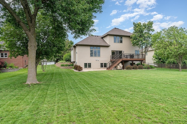 517 Redpoll Ave SE, New Prague, MN 56071 - back of house featuring stairs and a deck