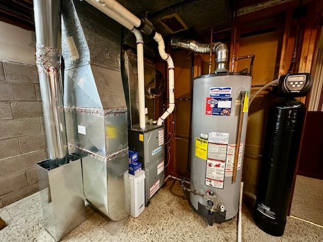 2671 4th Ave NE, Rochester, MN 55906 - utility room featuring gas water heater