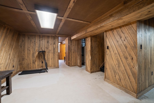 311 70th Ave W, Duluth, MN 55807 - finished basement featuring wood walls