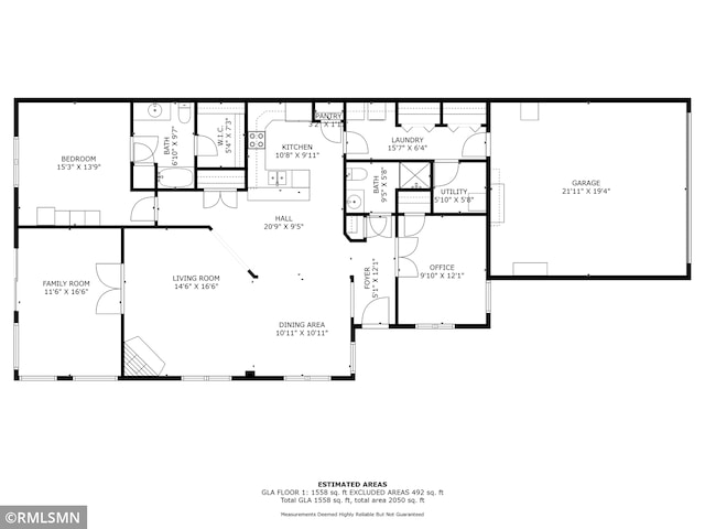 20177 Farnham Ln N, Forest Lake, MN 55025 - view of home floor plan