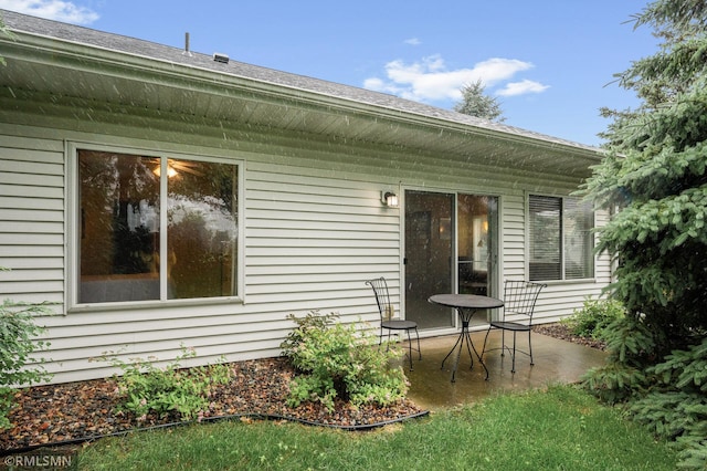 20177 Farnham Ln N, Forest Lake, MN 55025 - rear view of property featuring a patio area