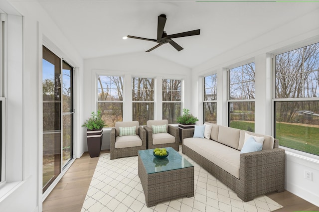 20122 63rd Ave, Corcoran, MN 55340 - sunroom / solarium featuring vaulted ceiling and wood finished floors