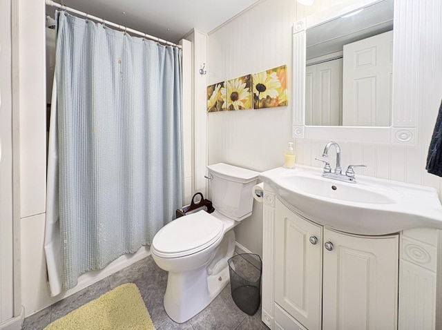 2890 216th St, Laketown Twp, WI 54853 - bathroom featuring vanity and shower / bath combination with curtain