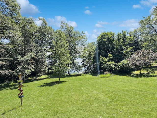 2890 216th St, Laketown Twp, WI 54853 - view of grassy yard