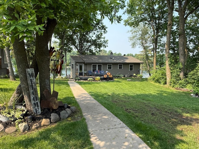 2029 Richardson Ct, Georgetown Twp, WI 54853 - ranch-style house featuring a front yard